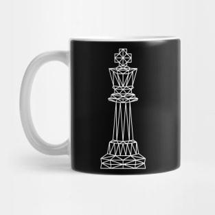 Geometric chess king Mug